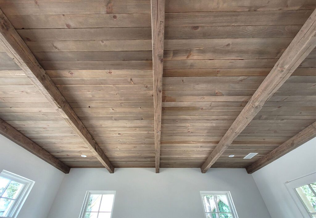 Wood Planking for the Ceiling