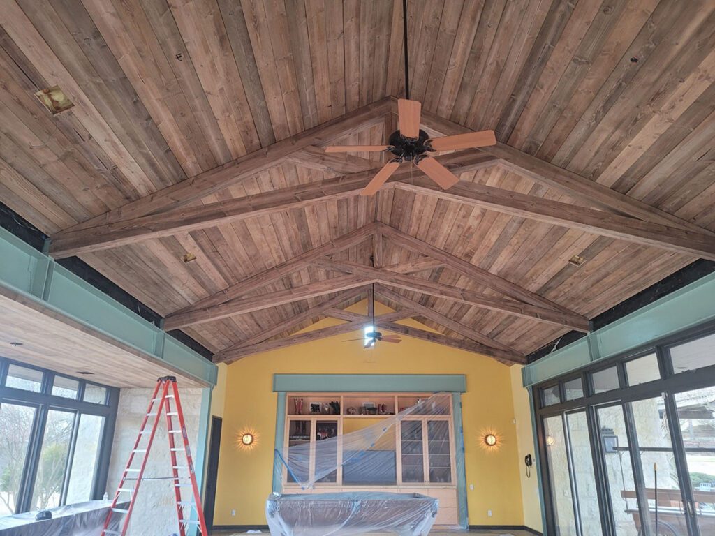 Wood Planking for the Ceiling