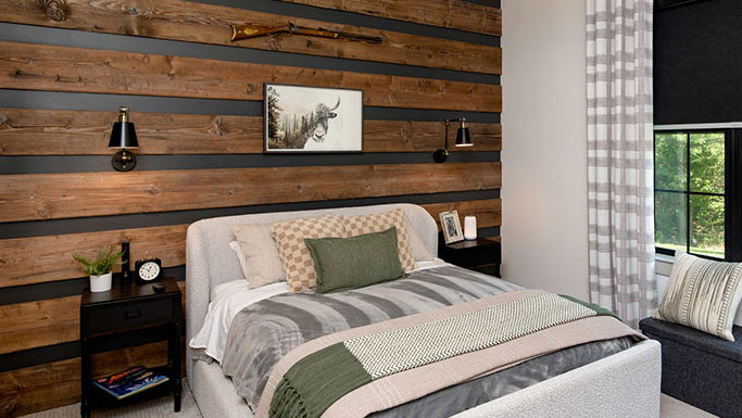 Design a Statement Wall with Custom Wood Planking